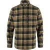 Pánská Košile Fjällräven Värmland heavy flannel shirt dark sand-dark navy