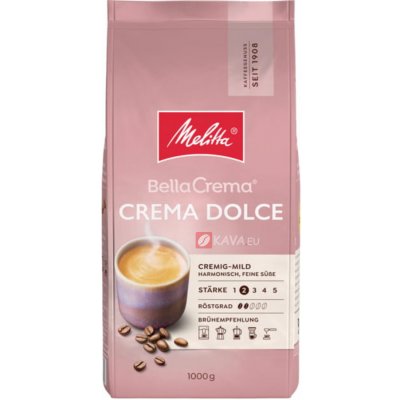 Melitta Káva míchaná Crema Dolce zrnková 1 kg – Hledejceny.cz