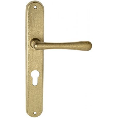 MP kování NI - ELEGANT PZ 72 mm klika/klika mosaz natural – Sleviste.cz