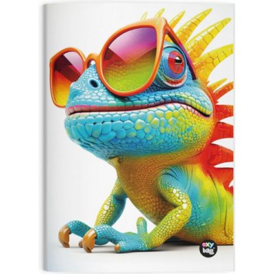 Oxybag Sešit 444 A4 40 l. linkovaný Chameleon – Zboží Dáma