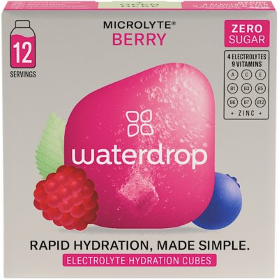 Waterdrop Microlyte sportovní nápoj s elektrolyty příchuť Berry 12 ks – Zboží Dáma