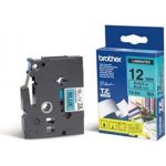 Brother TZE-531, černý tisk modrý podklad 8 m x 12 mm – Zboží Dáma