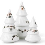Porcelánové stromečky Hammershoi Christmas set 3 Kähler – Hledejceny.cz