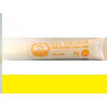 Food Colours Gelová barva tuba Žlutá 20 g