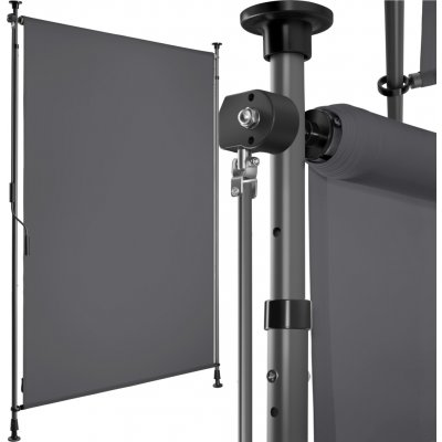 tectake 406151 markýza taija s ruční klikou - 100 x 310 cm,tmavě šedá – Sleviste.cz