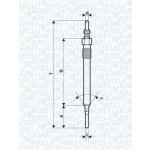 MAGNETI MARELLI Žhavicí svíčka 062900061304 – Zboží Mobilmania