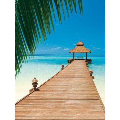 W&G F376 Fototapety Paradise Beach 183 x 254 cm – Zboží Mobilmania