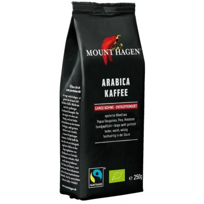 Mount Hagen Arabica bez kofeinu bio BIO VEGAN zrnková 250 g – Hledejceny.cz
