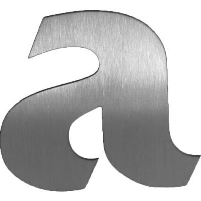 Kateon Nerezové domovní číslo popisné - FRANCE varianta: malé písmeno a – Zboží Mobilmania