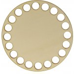 Naše galanterie Dno na košík Topol, kruh 10cm – Zboží Dáma