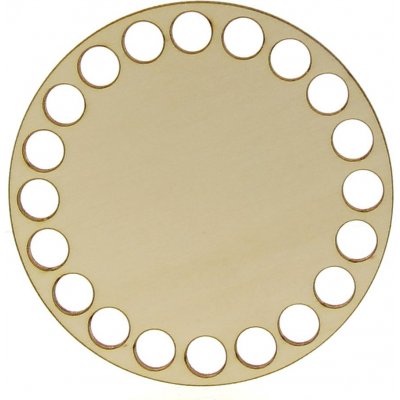 Naše galanterie Dno na košík Topol, kruh 10cm – Zboží Dáma