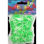 RAINBOW LOOM Original gumičky 300 kusov zeleno biele – Zboží Dáma