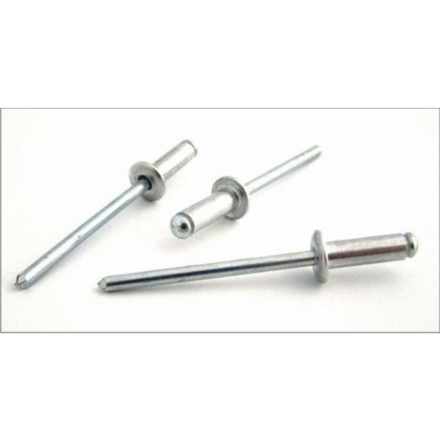 Fasty Trhací nýty hliník/ocel 6,0 x 10 mm s plochou hlavou- 50ks – Hledejceny.cz