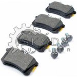 Sada brzdových destiček, kotoučová brzda ŠKODA Original OEM JZW 698 451 | Zboží Auto