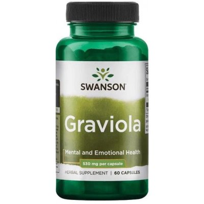 Swanson Graviola 530 mg 60 kapslí – Zboží Mobilmania