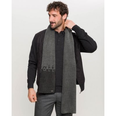 Bugatti pánská zimní šála 630205/960 černá – Zboží Mobilmania