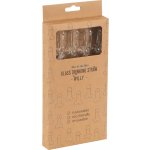 Sada skleněných brček Glass Drinking Straw Willy – Zboží Dáma