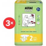Muumi Baby 2 Newborn 3-6 kg eko 174 ks – Hledejceny.cz