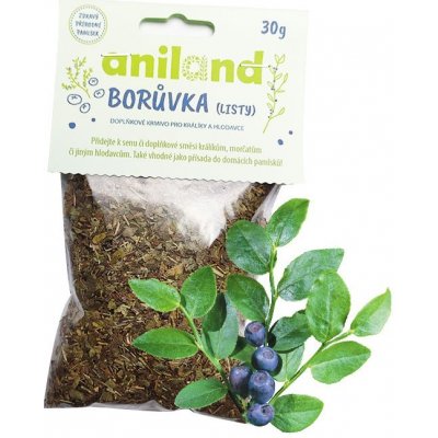 Aniland Borůvkové listy drcené 30 g – Zboží Mobilmania