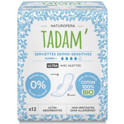 Tadam Dámské vložky z BIO bavlny Super 12 ks – Zboží Dáma