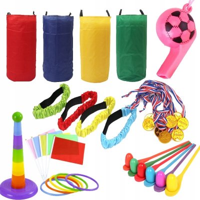 SADA HER A ZÁBAVY NA ZAHRADU, OSLAVU, DO ŠKOLY, NA DĚTSKOU PÁRTY 32 KUSŮ – Zboží Živě