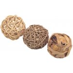 Rosewood přírodní koule 3 ks 8 cm – Zboží Mobilmania