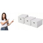 Esselte Home, set 3 ks, velikost L, bílá 628286 – Zboží Živě