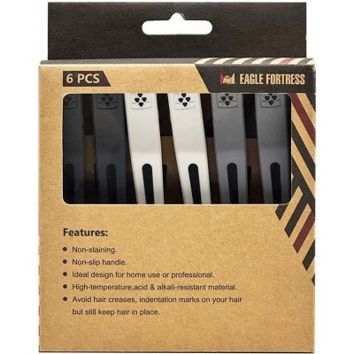 Hair clip non slip klipsy 6 ks – Zboží Dáma