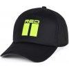 Kšíltovka "3D Black Cap NEON Yellow" Double Red