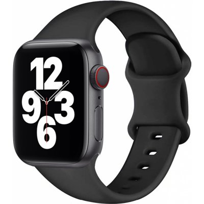 Devia silikonový řemínek M/L pro Apple Watch 42/44/45 mm, černá OEM101034 – Zbozi.Blesk.cz