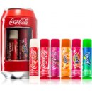 Kosmetická sada Lip Smacker Coca-Cola Lip Balm balzám na rty 6 x 4 g + plechová krabička dárková sada