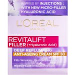 L'Oréal Revitalift Filler Anti ageing cream SPF50 pleťový krém 50 ml – Hledejceny.cz