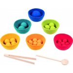 Třídění Vlněné míčky Montessori – Zboží Dáma