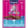 Pamlsek pro kočky Vitakraft Cat Stick mini Losos Pstruh 3 x 6 g