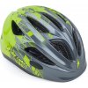 Cyklistická helma Author Star Rider Inmold šedá/zelená-neonová 2022