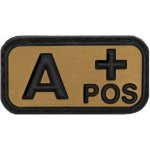 Nášivka MFH krevní skupiny 0- , písková – Zboží Dáma