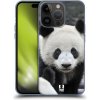 Pouzdro a kryt na mobilní telefon Apple Pouzdro Head Case Apple iPhone 15 Pro DIVOČINA – PANDA