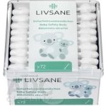 LIVSANE Bezpečnostní Vatové tyčinky 72ks – Hledejceny.cz
