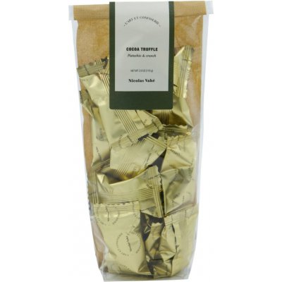 Nicolas Vahé Čokoládové lanýže s pistáciemi, černá barva zlatá barva 110 g – Hledejceny.cz