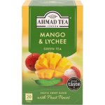 Ahmad Tea Mango & Lychee zelený porcovaný čaj 20 x 2 g – Zboží Mobilmania