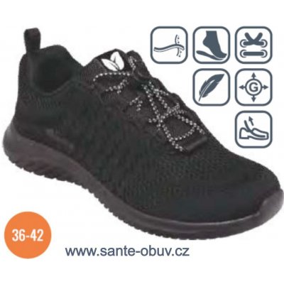 Santé WD/WALKER22 vych. obuv černá