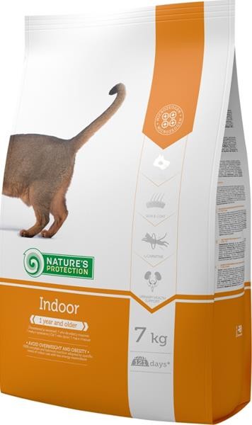 Samohýl Nature\'s Protection Cat Dry Indoor 7 kg