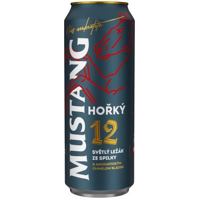 Mustang hořký 12 5,10% 0,5 l (plech) – Sleviste.cz