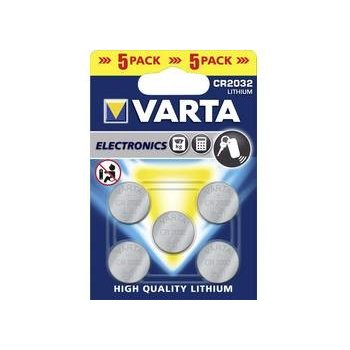 Varta CR2032 3V Lithium Batteries 5-Pack 6032101415