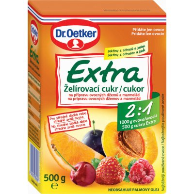 Dr. Oetker Extra 2:1 želírovací cukr 0,5 kg – Zboží Dáma