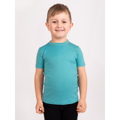 Unuo Dětské merino triko s krátkým rukávem Nature Aqua – Zboží Dáma