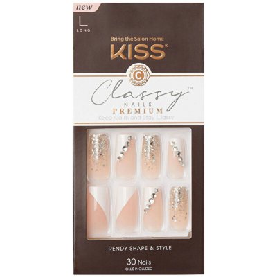 Kiss gelové nehty Classy Nails Premium Gorgeous 30 ks – Zboží Dáma