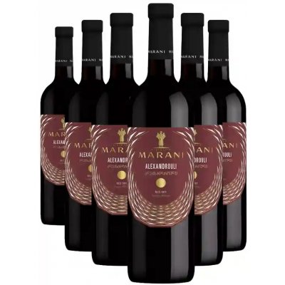 Marani ALEXANDROULI červené polosladké víno 11,5% 6 x 0,75 l (holá láhev) – Hledejceny.cz
