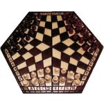 Šachy pro 3 hráče střední modrá,červená,zelená – Sleviste.cz