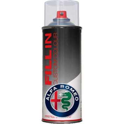 Autolak 1K ve spreji ALFA ROMEO - 400 ml - AR876 (Nero Carbonio) 876, 876/B, NXB | Zboží Auto